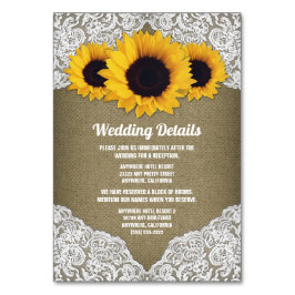 Tarjeta De Mesa Cartas de inserción de la lámpara de araña de gira