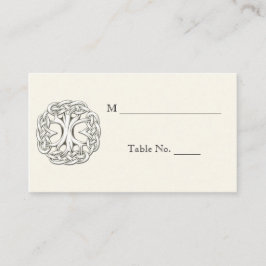 Tarjeta De Mesa Cartas de plaza Boda de árbol celta