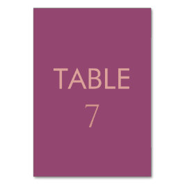 Tarjeta De Mesa Cassis simple minimalista elegante