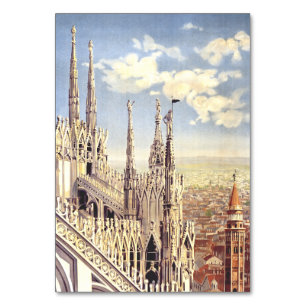 Tarjeta De Mesa Catedral de la Natividad de Santa María de Milán