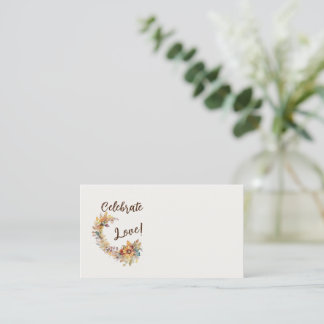 Tarjeta De Mesa Celebrar el amor