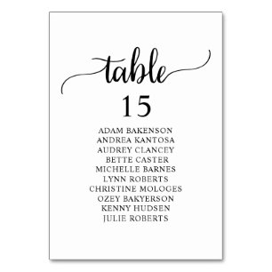 Tarjeta De Mesa Cena boda, Mesa Rústica De La Mesa