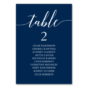 Tarjeta De Mesa Cena boda, moderna carta de asientos para invitado