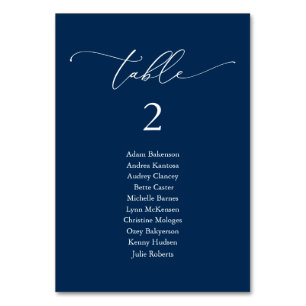Tarjeta De Mesa Cena boda, moderna carta de asientos para invitado