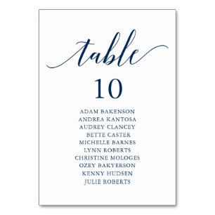 Tarjeta De Mesa Cena boda, moderna carta de asientos para invitado