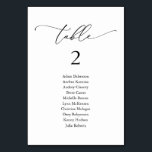 Tarjeta De Mesa Cena boda, tabla de asientos modernos para invitad<br><div class="desc">Tarjeta de tabla de mesa de boda para la cena,  Personalizar de tema romántico de estilo moderno con el texto y / o eliminar y completar con el tema de color de la fiesta de boda.</div>