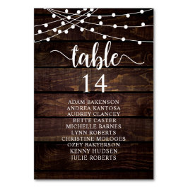 Tarjeta De Mesa Cena de Boda, Gráfico de Asientos de Invitados Rús