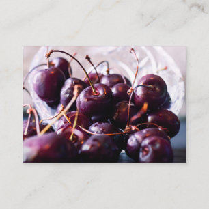 Tarjeta De Mesa Cerezas