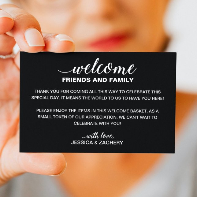 Tarjeta De Mesa Cesta de bolsitas de bienvenida de Boda blanco sob (Subido por el creador)