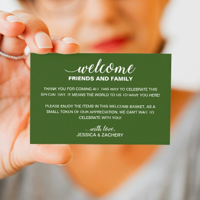 Tarjeta De Mesa Cesta de bolsitas de bienvenida de Boda blanco sob (Subido por el creador)