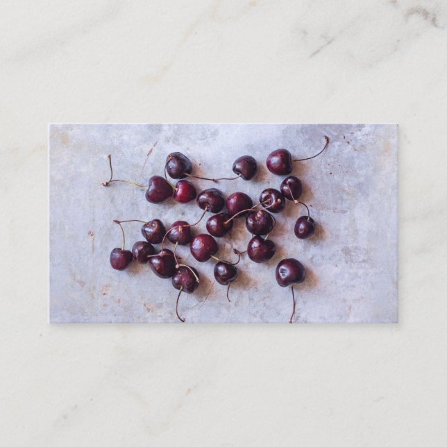 Tarjeta De Mesa Cherries (Anverso)