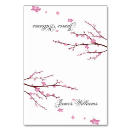 Tarjeta De Mesa Cherry Blossom Boda Place Cards