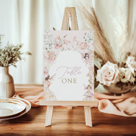 Tarjeta De Mesa Chicas Florales Rosa de Hadas Magníficas Cumpleaño