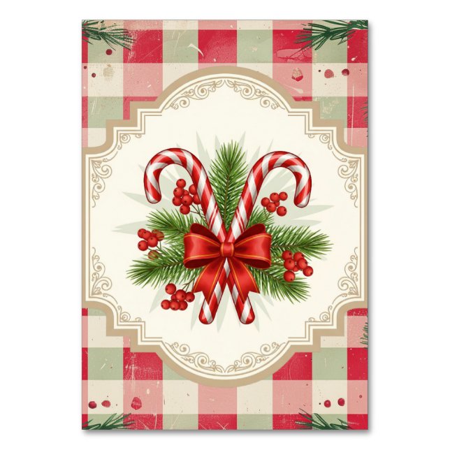 Tarjeta De Mesa Christmas  (Anverso)