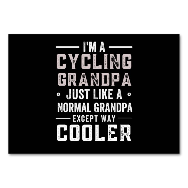 Tarjeta De Mesa Ciclismo (Anverso)