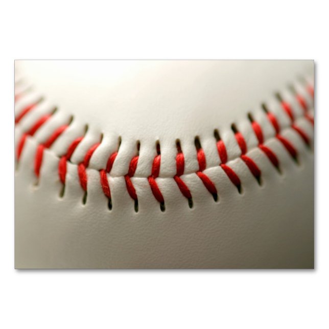 Tarjeta De Mesa Cierre del béisbol (Anverso)