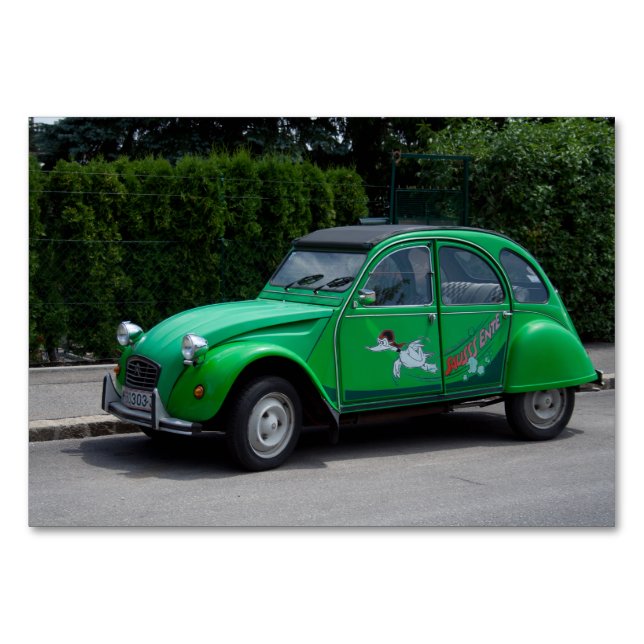Tarjeta De Mesa Citroen 2 CV Sauss Ente (Anverso)