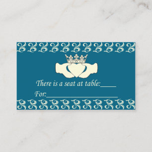 Tarjeta De Mesa Claddagh personalizado