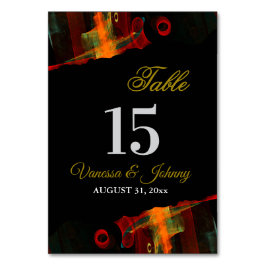 Tarjeta De Mesa Clásico Moderno Elegante Tendencia Patrón #903 Bod