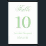 Tarjeta De Mesa Classic Luxe | Elegant Dusty Blue Wedding<br><div class="desc">These elegant,  luxe wedding table numbers feature a dusty blue border and a lighter blue and white design. There is a mix of classic text and modern calligraphy for a classy and minimalist design perfect for your timeless,  formal reception.</div>