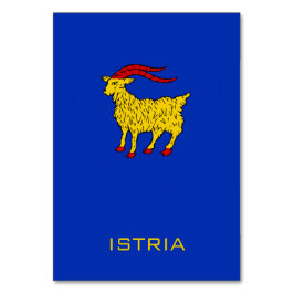 Tarjeta De Mesa Coat of Arms of Istria Adriatic Legacy
