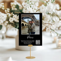 Código QR para compartir fotos del destino de viaj