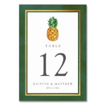 Colección de Bodas de piña tropical
