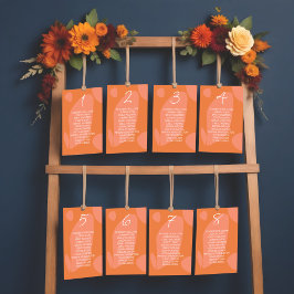 Tarjeta De Mesa Collage de colores modernos