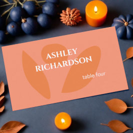 Tarjeta De Mesa Collage de colores modernos