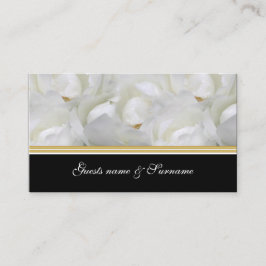 Tarjeta De Mesa Colocación de invitados rosa de oro blanco elegant