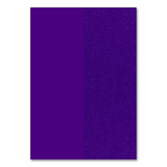 Tarjeta de Mesa con Brillo Morado Doble – Personal (Anverso)