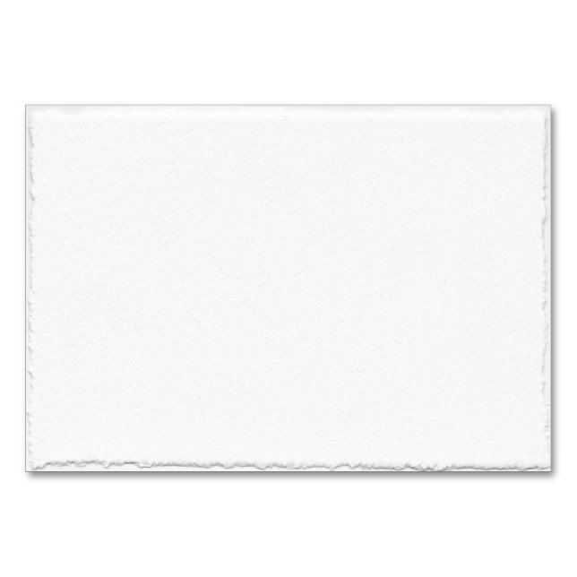 Tarjeta de mesa con plantilla de borde ondulado fa (Anverso)
