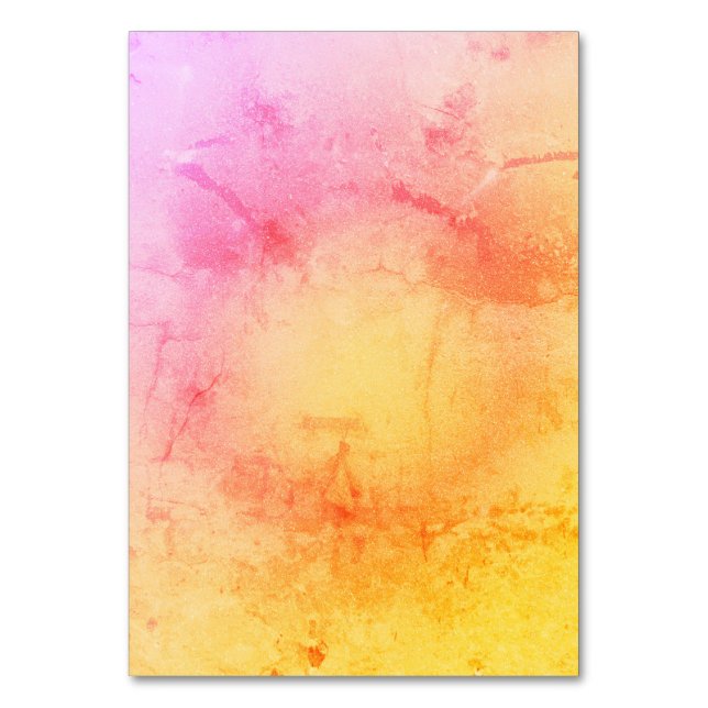 Tarjeta de mesa con textura de mármol de puesta de (Anverso)