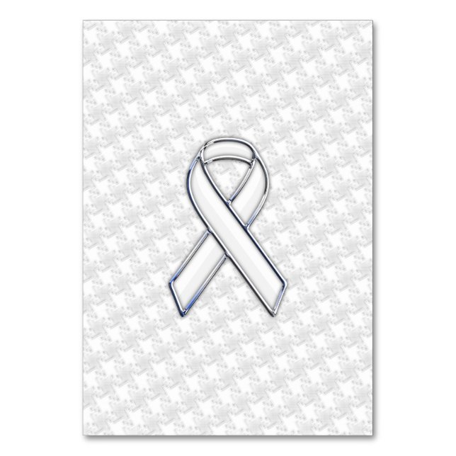 Tarjeta De Mesa Conciencia de la cinta blanca Applion en Houndstot (Anverso)