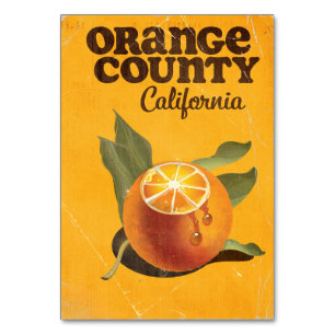Tarjeta De Mesa Condado de Orange California