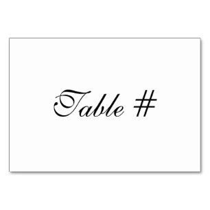 Tarjeta De Mesa Conjuntos de invitaciones de bodas de personalizab