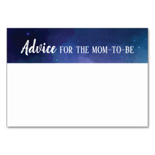 Tarjeta De Mesa Consejos para los padres / futura galaxia notecard