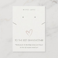 CORAZÓN BLANCO MEJOR REGALO DE ABUELO DE REGALO