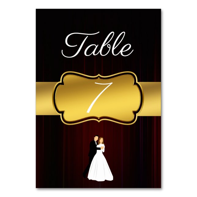 Tarjeta De Mesa Cortina de teatro (Anverso)