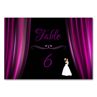 Tarjeta De Mesa Cortina de teatro