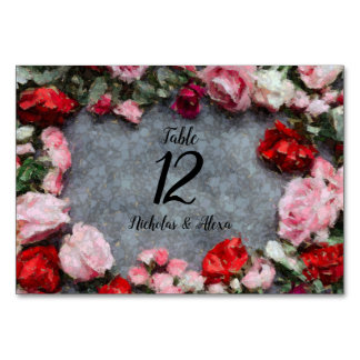 Tarjeta De Mesa Cracklin Rosa