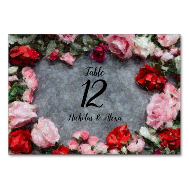 Tarjeta De Mesa Cracklin Rosa (Anverso)