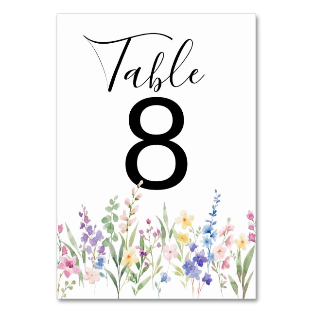 Tarjeta De Mesa Crea tu propia boda  (Anverso)