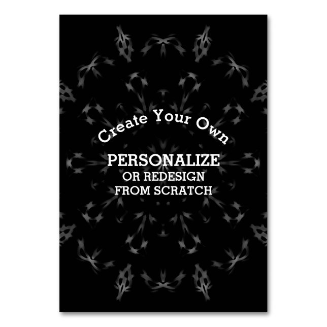 Tarjeta De Mesa Crear su propio Personalizado (Anverso)