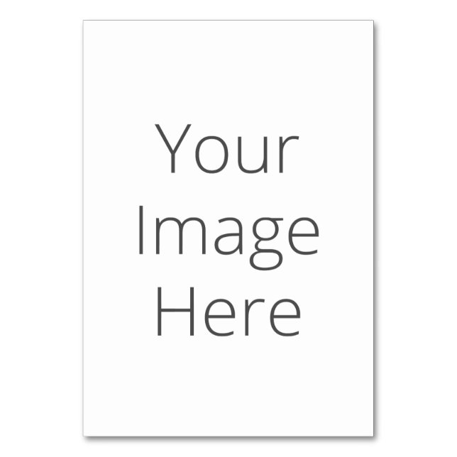 Tarjeta De Mesa Crear su propio tablero vertical de 3,5" x 5" (Anverso)