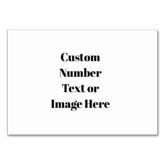Tarjeta De Mesa Crear sus propios números de tabla Boda - Personal