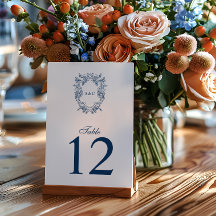 Crest Monograma Estilo Regencia Vintage Boda
