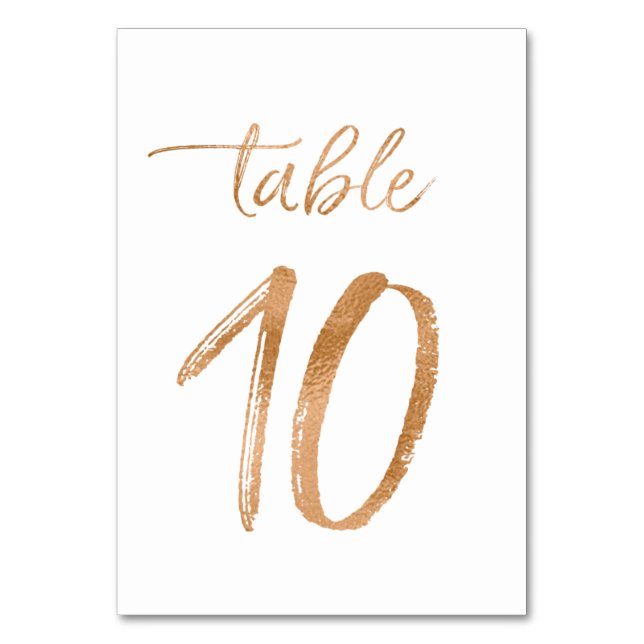 Tarjeta De Mesa Cuadro Nº 10 (Anverso)