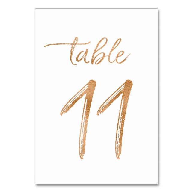 Tarjeta De Mesa Cuadro Nº 11 (Anverso)