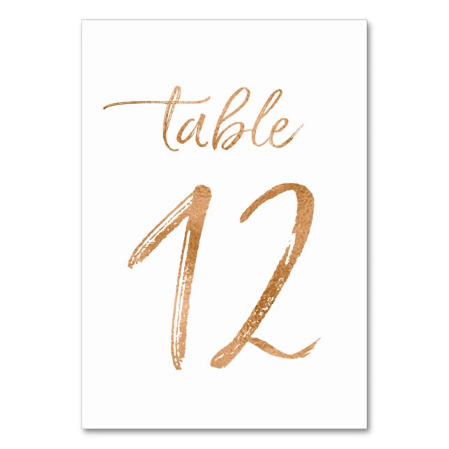 Tarjeta De Mesa Cuadro Nº 12 (Anverso)